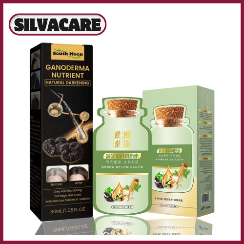 " SILVACARE™ المجموعة الرهيبة للتخلص من الشيب نهائيا